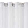ZÁCLONA NA KROUŽCÍCH SAKALI 350X250 CM BÍLÁ