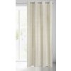 ZATEMŇOVACÍ ZÁVĚS NA KROUŽCÍCH ARETA 140X250 CM KRÉMOVÁ