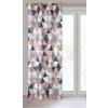 ZÁVĚS NA KROUŽCÍCH ADINA 140X250 CM VZOROVANÁ