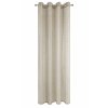 ZÁCLONA NA KROUŽCÍCH AMANDA 140X250 CM BÉŽOVÁ