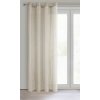 ZÁCLONA NA KROUŽCÍCH AMANDA 140X250 CM BÉŽOVÁ