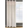 ZATEMŇOVACÍ ZÁVĚS NA KROUŽCÍCH AGNES 140X250 CM KRÉMOVÁ