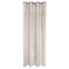 ZATEMŇOVACÍ ZÁVĚS NA KROUŽCÍCH AGNES 140X250 CM KRÉMOVÁ