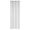 ZATEMŇOVACÍ ZÁVĚS NA KROUŽCÍCH ISLA 140X250 CM BÍLÁ