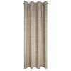 ZATEMŇOVACÍ ZÁVĚS NA KROUŽCÍCH LAURA 140X250 CM BÉŽOVÁ