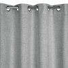 ZÁVĚS NA KROUŽCÍCH LINDA 140X250 CM ŠEDÁ