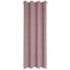 ZATEMŇOVACÍ ZÁVĚS NA KROUŽCÍCH ELIZA 140X250 CM PÚDROVĚ RŮŽOVÁ