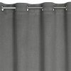 ZATEMŇOVACÍ ZÁVĚS NA KROUŽCÍCH CARLO 135X250 CM ŠEDÁ
