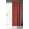 ZATEMŇOVACÍ ZÁVĚS NA KROUŽCÍCH LILI 140X250 CM CIHLOVÁ