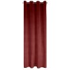 ZATEMŇOVACÍ ZÁVĚS NA KROUŽCÍCH CARMEN 140X270 CM BORDOVÁ