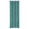 ZATEMŇOVACÍ ZÁVĚS NA KROUŽCÍCH AMARO 140X250 CM TMAVĚTYRKYSOVÁ