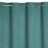 ZATEMŇOVACÍ ZÁVĚS NA KROUŽCÍCH AMARO 140X250 CM TMAVĚTYRKYSOVÁ
