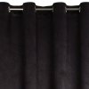 ZATEMŇOVACÍ ZÁVĚS NA KROUŽCÍCH ANGELINA 140X250 CM ČERNÁ