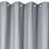 ZATEMŇOVACÍ ZÁVĚS NA KROUŽCÍCH ESSME 140X250 CM ŠEDÁ