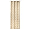 ZATEMŇOVACÍ ZÁVĚS NA KROUŽCÍCH PIERRE CARDIN GOYA 140X250 CM KRÉMOVÁ