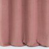 ZATEMŇOVACÍ ZÁVĚS NA KROUŽCÍCH MILO 140X250 CM STARORŮŽOVÁ