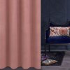ZATEMŇOVACÍ ZÁVĚS NA KROUŽCÍCH MILO 140X250 CM STARORŮŽOVÁ