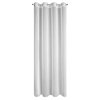ZÁCLONA NA KROUŽCÍCH SONIA 140X250 CM BÍLÁ