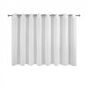 ZÁCLONA NA KROUŽCÍCH VIOLA 300X145 CM BÍLÁ