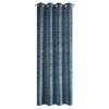 ZATEMŇOVACÍ ZÁVĚS NA KROUŽCÍCH MANDI 140X250 CM MODRÁ