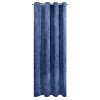 ZATEMŇOVACÍ ZÁVĚS NA KROUŽCÍCH ANISA 140X250 CM NÁMOŘNICKÁ MODRÁ