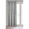 ZATEMŇOVACÍ ZÁVĚS NA KROUŽCÍCH ALUVIA 140X250 CM ŠEDÁ