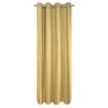 ZATEMŇOVACÍ ZÁVĚS NA KROUŽCÍCH CLARISA 140X270 CM ZLATÁ