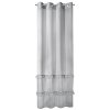 ZÁCLONA NA KROUŽCÍCH ARIANA 140X250 CM ŠEDÁ