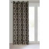 ZATEMŇOVACÍ ZÁVĚS NA KROUŽCÍCH POLA 140X250 CM VZOROVANÁ
