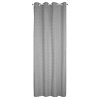 ZATEMŇOVACÍ ZÁVĚS NA KROUŽCÍCH SANDI 140 X 260 CM ŠEDÁ