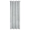 ZÁVĚS NA KROUŽCÍCH LIREN 140X250 CM ŠEDÁ