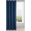 ZÁVĚS NA KROUŽCÍCH ADORE 140X250 CM TMAVĚMODRÁ