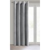 ZATEMŇOVACÍ ZÁVĚS NA KROUŽCÍCH ROSA 140X250 CM ŠEDÁ
