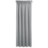 ZATEMŇOVACÍ ZÁVĚS NA PÁSCE PIERRE CARDIN SIBEL 140X270 CM ŠEDÁ