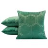 DEKORAČNÍ POVLAK NA POLŠTÁŘ BLINK12 45X45 CM TMAVĚZELENÁ