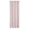 ZÁVĚS NA KROUŽCÍCH AMBER 140X250 CM RŮŽOVÁ