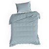 SATÉNOVÉ POVLEČENÍ NOVA3 180X200 CM, 2KS 70X80 CM MODRÉ