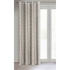ZÁVĚS NA KROUŽCÍCH MEGAN 140X250 CM BÉŽOVÁ