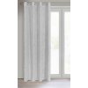 ZÁVĚS NA KROUŽCÍCH AGNES 140X250 CM STŘÍBRNÁ