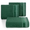 BAVLNĚNÝ RUČNÍK AMANDA6 70X140 CM TMAVĚZELENÁ
