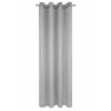 ZÁCLONA NA KROUŽCÍCH AMANDA 140X250 CM ŠEDÁ