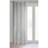 ZÁCLONA NA KROUŽCÍCH AMANDA 140X250 CM ŠEDÁ
