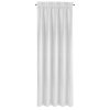 ZÁCLONA NA PÁSCE SIBEL 140X270 CM BÍLÁ