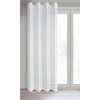 ZÁCLONA NA KROUŽCÍCH SIBEL 140X250 CM BÍLÁ