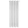 ZÁCLONA NA KROUŽCÍCH SIBEL 140X250 CM BÍLÁ