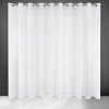 ZÁCLONA NA KROUŽCÍCH SYLVIA 350X250 CM BÍLÁ