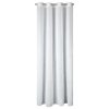 ZÁVĚS NA KROUŽCÍCH PAOLA 140X250 CM BÍLÁ