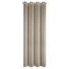 ZÁVĚS NA KROUŽCÍCH ADELA 140X250 CM BÉŽOVÁ