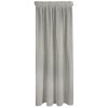 ZÁVĚS NA PÁSCE EMILIA 140X270 CM STŘÍBRNÁ