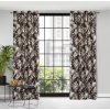 ZATEMŇOVACÍ ZÁVĚS NA KROUŽCÍCH MAGI 140X250 CM VZOROVANÁ